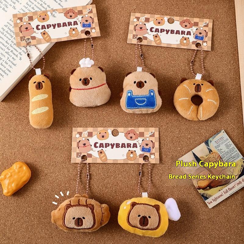 Cartoon Capybara Bread Plush Keychain Cute Plush Capybara Pendant Creative Backpack Decoration Accessories Gifts A2
Cartoon Capybara Bread Plush Keychain Cute Plush Capybara Pendant Creative Backpack Decoration Accessories Gifts A2