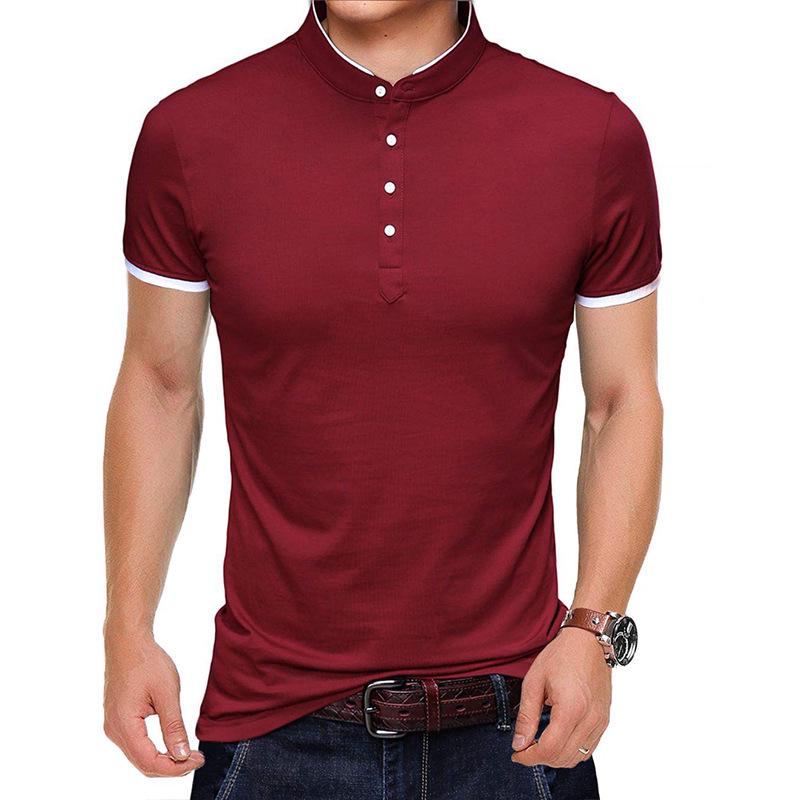 Men s Plus Size Solid Color Short Sleeve T-Shirt - European/American Style S вино красного
Men s Plus Size Solid Color Short Sleeve T-Shirt - European/American Style S вино красного