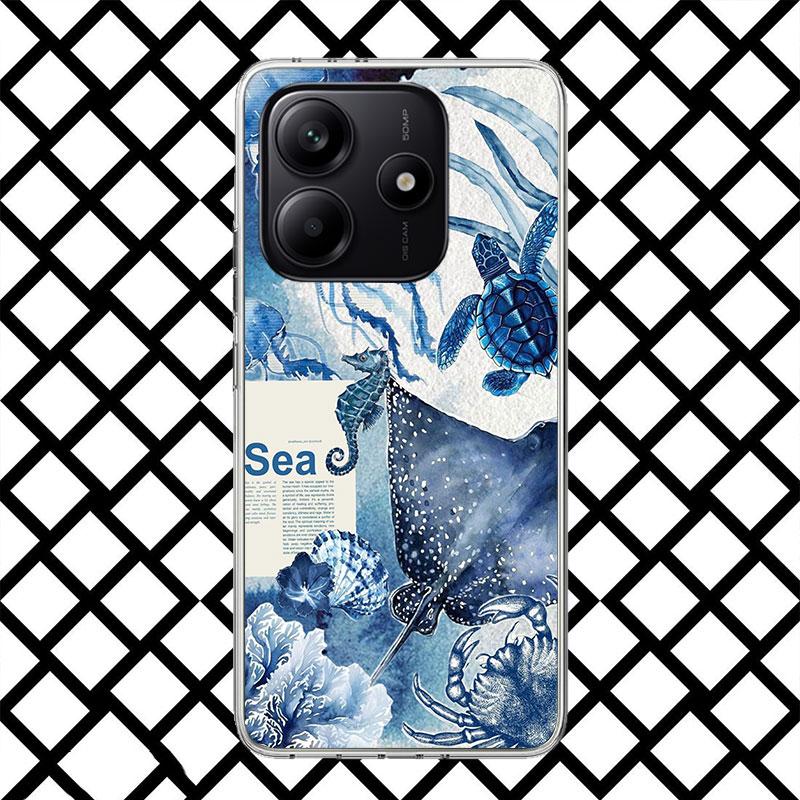Ocean Starfish Sea Turtle Shark Phone Case for Xiaomi Redmi Note 15 14 14S 13 12 12S 11 Pro Plus 11E 11T 11S 10S 5G Soft Cover F Redmi Note 15 5G
Ocean Starfish Sea Turtle Shark Phone Case for Xiaomi Redmi Note 15 14 14S 13 12 12S 11 Pro Plus 11E 11T 11S 10S 5G Soft Cover F Redmi Note 15 5G