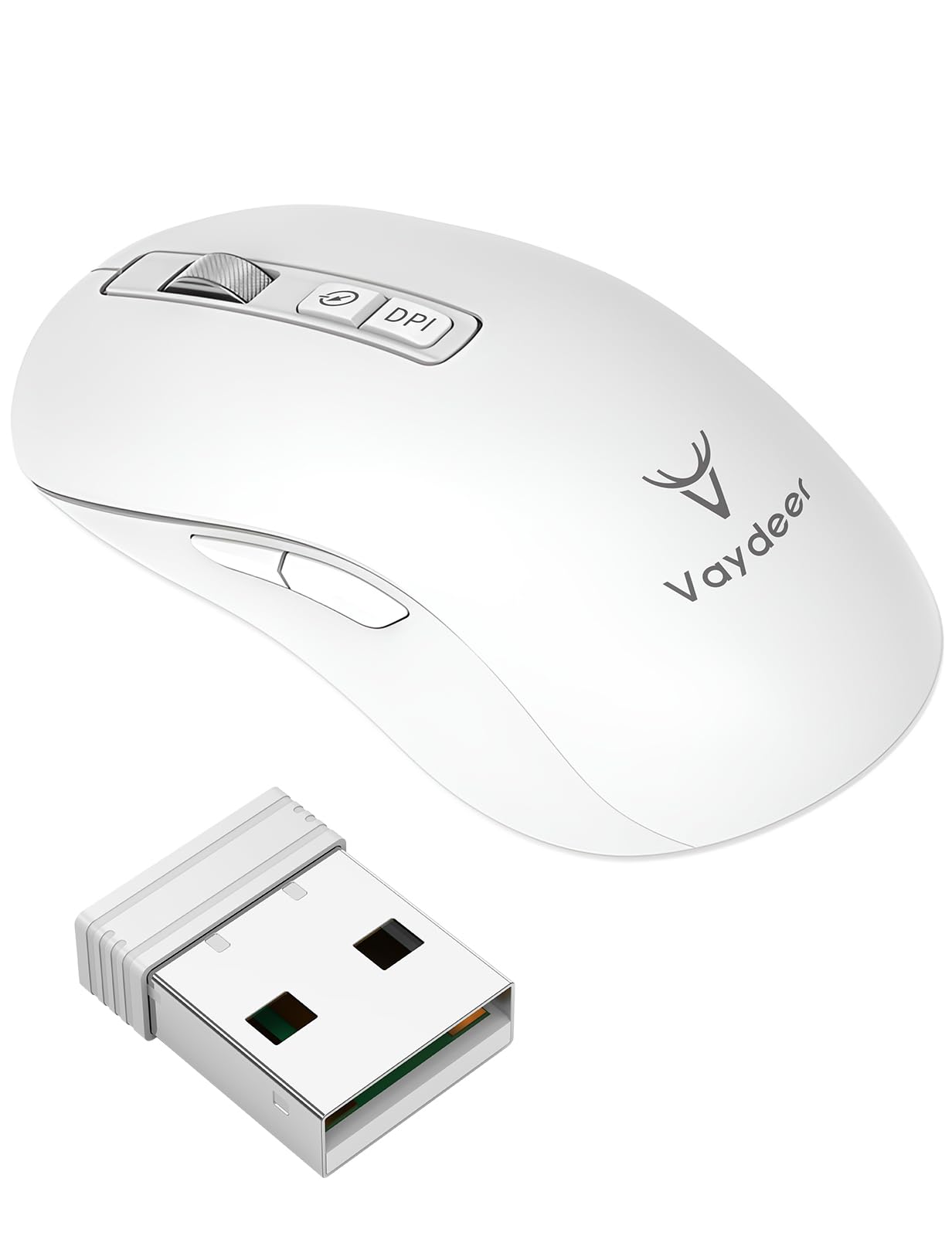 Vaydeer Mouse Jigger with Mouse Undetectable Random Wakes Up Your Improves Productivity for Remote and Online Meetings Built-in Bar, Movement, білий
Vaydeer Mouse Jigger with Mouse Undetectable Random Wakes Up Your Improves Productivity for Remote and Online Meetings Built-in Bar, Movement, білий