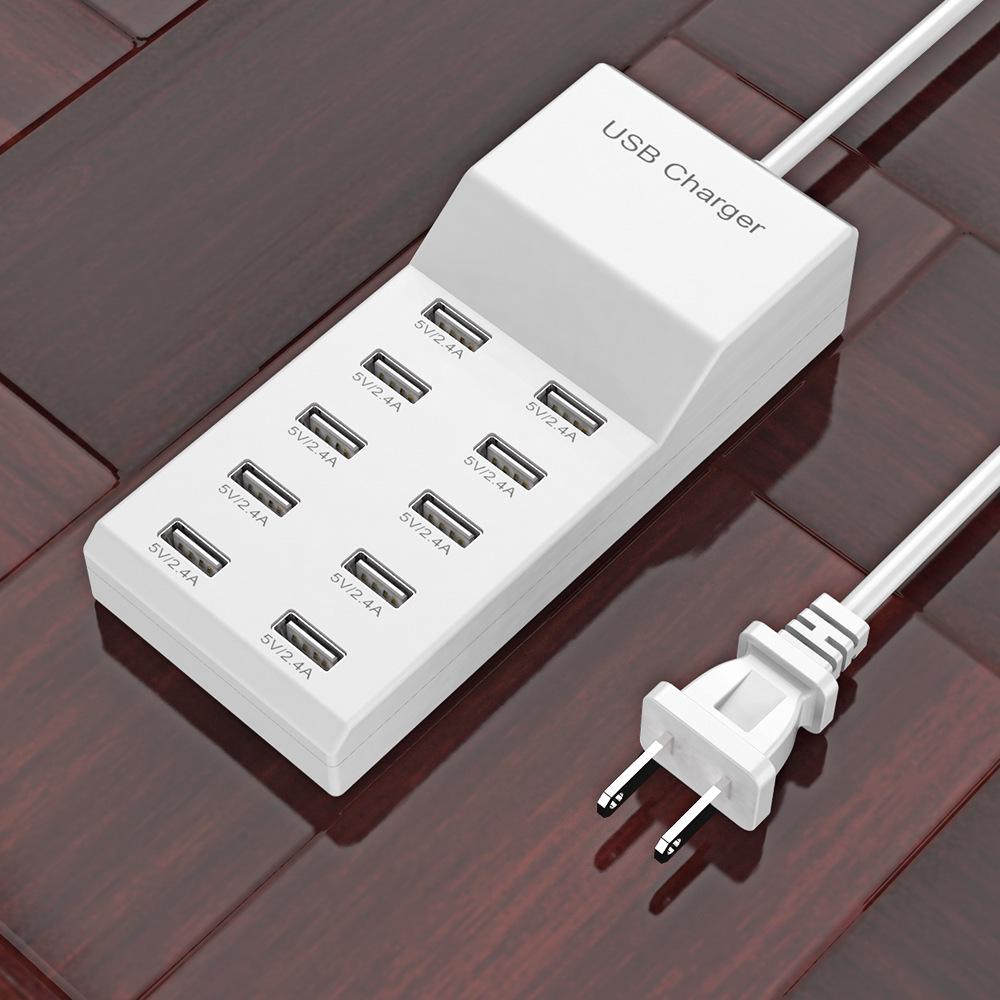 10-Port USB Charger for Huawei, Apple Devices & Tablets with Multi-Port Socket & Data Cable US Standard білий
10-Port USB Charger for Huawei, Apple Devices & Tablets with Multi-Port Socket & Data Cable US Standard білий