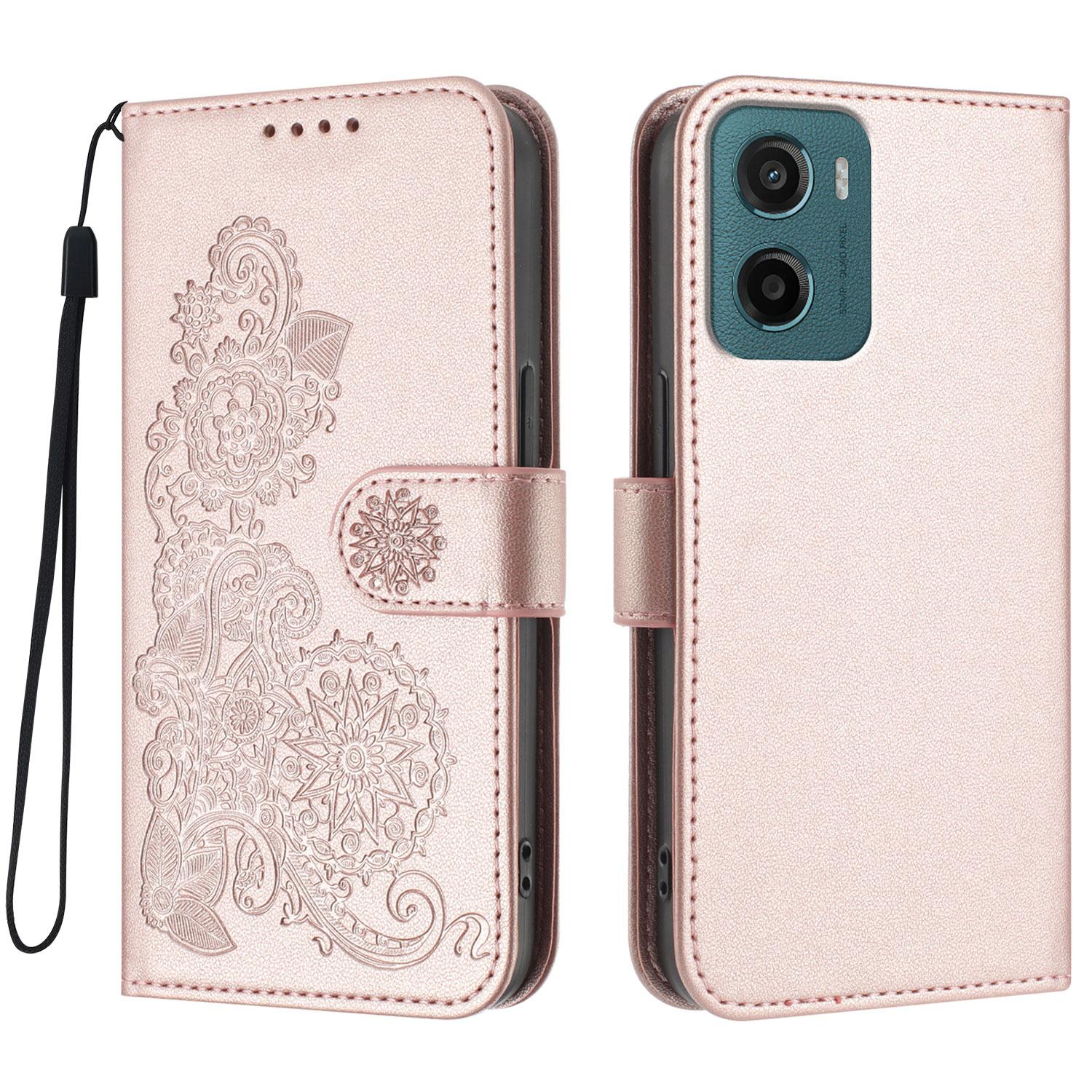 For Motorola Moto E15 4G/Motorola Moto G05 4G Phone Cases Mandala Flower Leather Wallet Mobile Cover with Strap Rose Gold
For Motorola Moto E15 4G/Motorola Moto G05 4G Phone Cases Mandala Flower Leather Wallet Mobile Cover with Strap Rose Gold