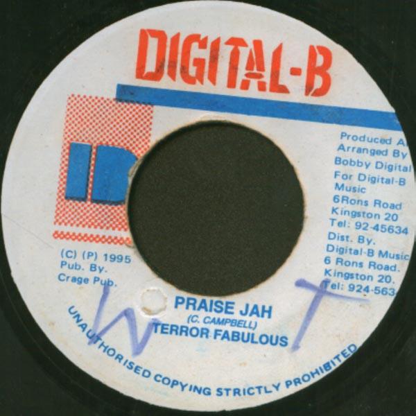7inch Record TERROR FABULOUS - Praise Jah NONE Digital-B 1995 Jamaica Reggae, Ska & Dub Used
7inch Record TERROR FABULOUS - Praise Jah NONE Digital-B 1995 Jamaica Reggae, Ska & Dub Used