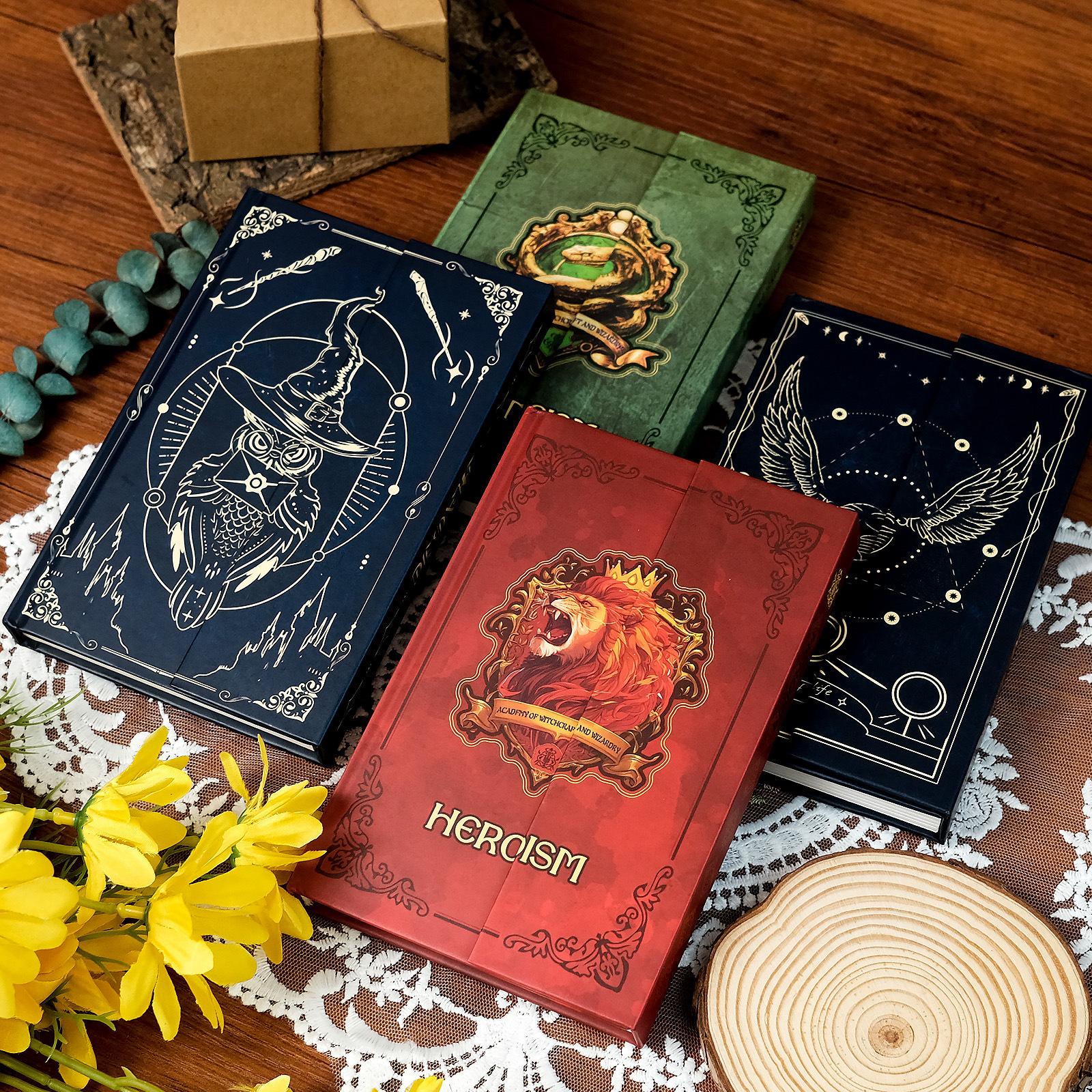 Magic Totem Series High Value Super Cool Hard Shell Cover Portable Three Folding Notebook
Magic Totem Series High Value Super Cool Hard Shell Cover Portable Three Folding Notebook