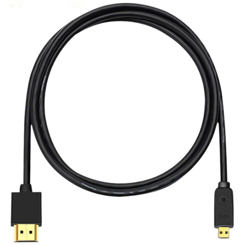 0.3m Micro HDMI Male to HDMI Male Cable 4K HD Video Transfer TV Projector Connection Cord Black
0.3m Micro HDMI Male to HDMI Male Cable 4K HD Video Transfer TV Projector Connection Cord Black