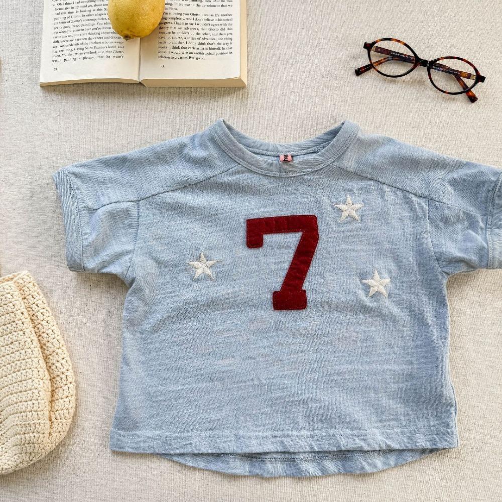 YBFSKID Summer Kids Baby Boys Short Sleeves Letter Star Children Boys T-shirt Loose Round Collar Toddler Boy Tees Little Boy Top 100
YBFSKID Summer Kids Baby Boys Short Sleeves Letter Star Children Boys T-shirt Loose Round Collar Toddler Boy Tees Little Boy Top 100