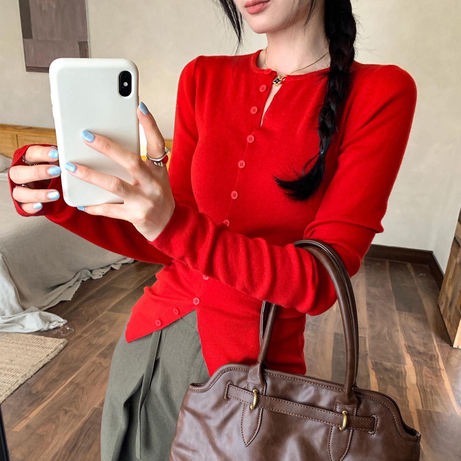 Women s Autumn/Winter 2025 Red Cardigan Sweater Coat - Stylish Knit Top Medium червоний
Women s Autumn/Winter 2025 Red Cardigan Sweater Coat - Stylish Knit Top Medium червоний