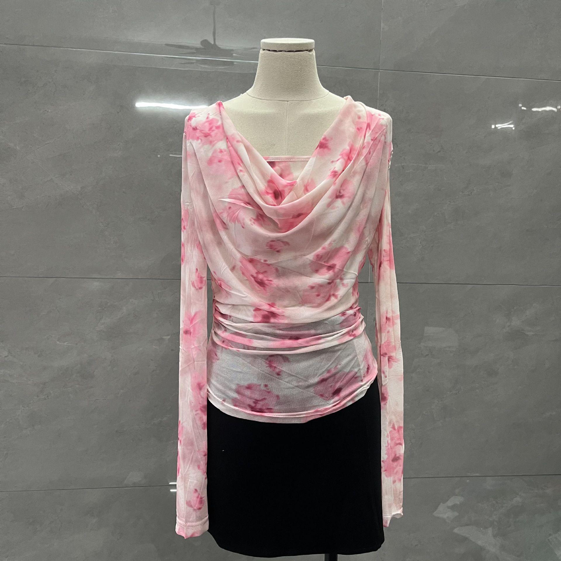 Французская розовая блузка с цветочным принтом, сборками, длинными рукавами, сеткой и оборками для женщин XL (for ~125 lbs)
Французская розовая блузка с цветочным принтом, сборками, длинными рукавами, сеткой и оборками для женщин XL (for ~125 lbs)