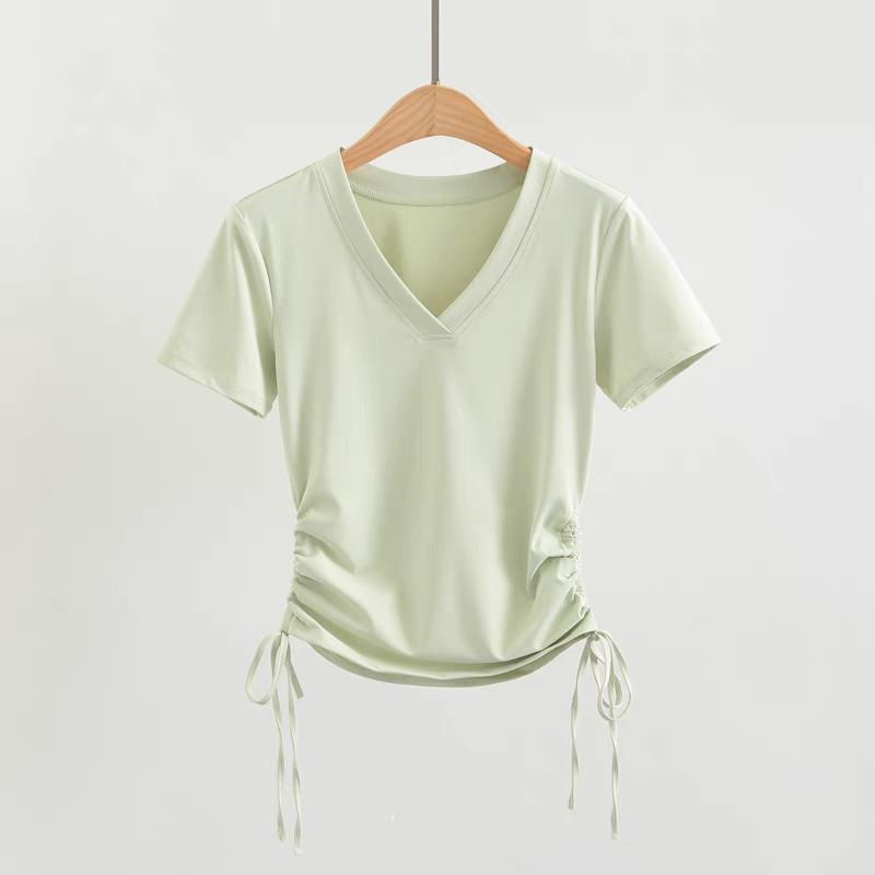 Женские быстросохнущие топы для похудения с V-образным вырезом, короткими рукавами, для занятий йогой и пилатесом, фитнесом и бегом весной/летом
Женские быстросохнущие топы для похудения с V-образным вырезом, короткими рукавами, для занятий йогой и пилатесом, фитнесом и бегом весной/летом