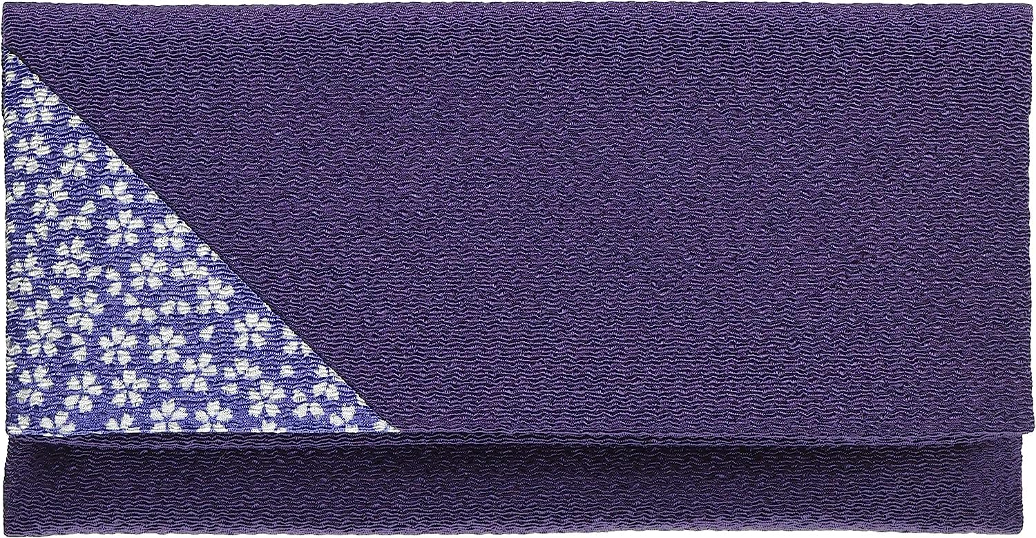 Maruzen Buddhist Prayer Beads Pouch, Chirimen Sakura Komon (Cherry Blossom Pattern), No Clasp (Boxed), Made in Japan, Purple, Approx. 17.5 x 16.5 x
Maruzen Buddhist Prayer Beads Pouch, Chirimen Sakura Komon (Cherry Blossom Pattern), No Clasp (Boxed), Made in Japan, Purple, Approx. 17.5 x 16.5 x