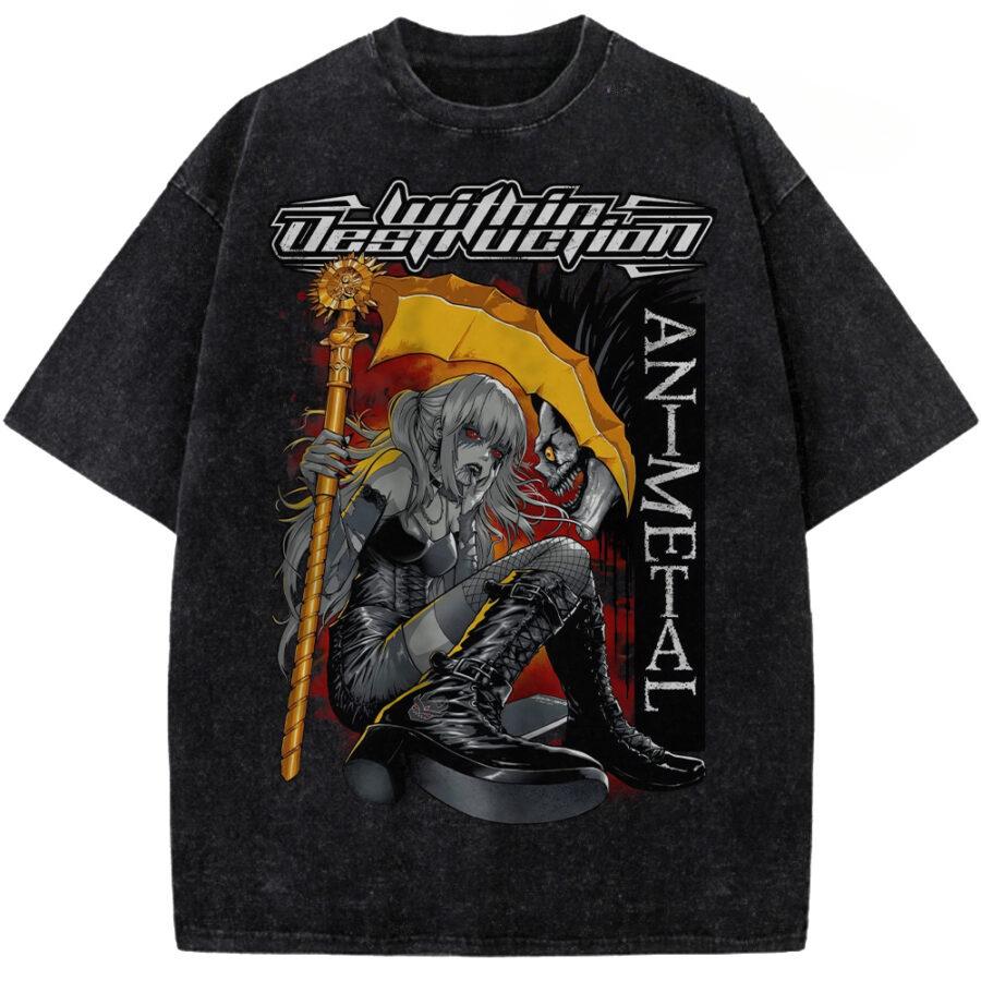 Hot Anime DEATH NOTE MisaMisa Print T-shirt Men Women Short Sleeve Clothing Cotton Tshirt Retro Washed T Shirt Male Manga Tops S чёрный
Hot Anime DEATH NOTE MisaMisa Print T-shirt Men Women Short Sleeve Clothing Cotton Tshirt Retro Washed T Shirt Male Manga Tops S чёрный