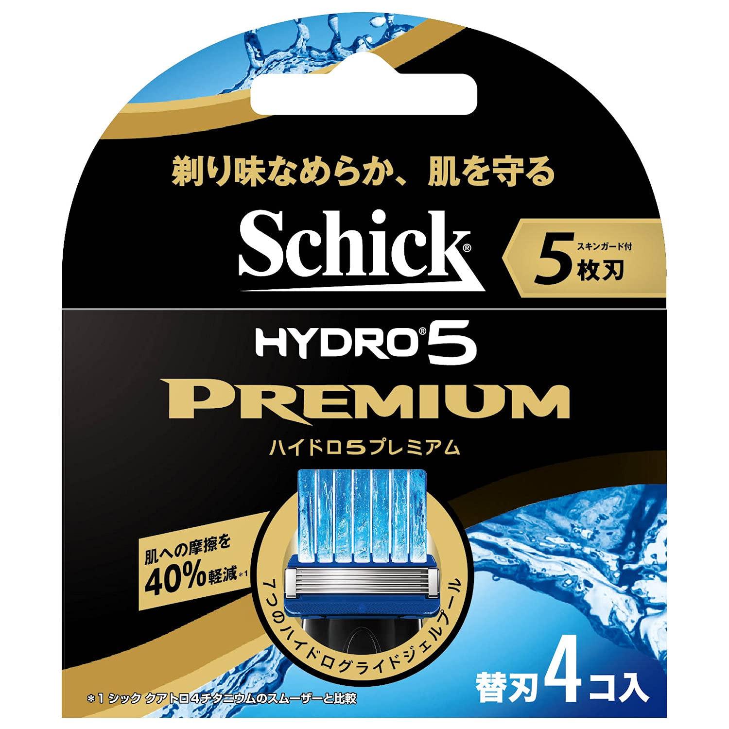 Бритва Schick Hydro 5 Premium с 4 запасными лезвиями, 5 лезвий для мужчин 
Бритва Schick Hydro 5 Premium с 4 запасными лезвиями, 5 лезвий для мужчин