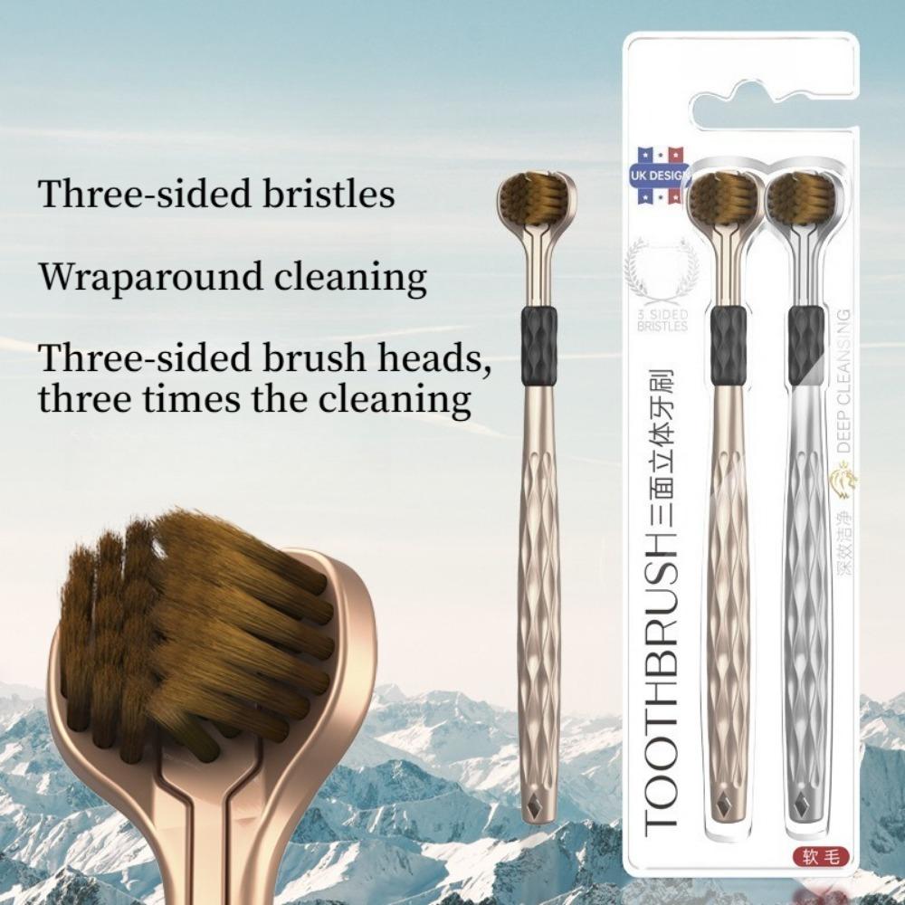 2PCS face toothbrush wrapped new soft hair adult three-dimensional family three-head household manual deep cleaning
2PCS face toothbrush wrapped new soft hair adult three-dimensional family three-head household manual deep cleaning