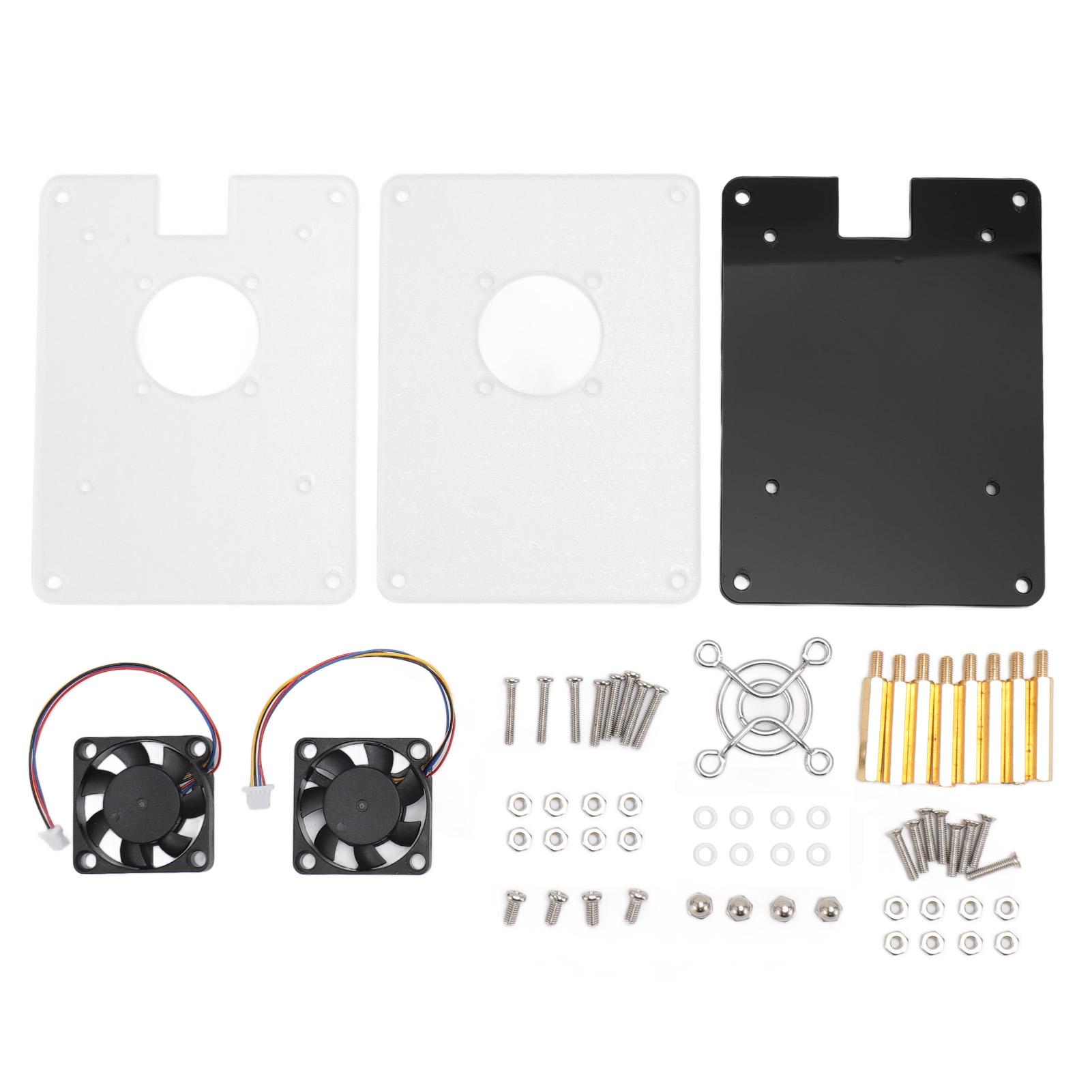 Acrylic Case Replacement for RasPi 5 2 Layers Transparent Integrated for RasPi 5 Case with Cooling
Acrylic Case Replacement for RasPi 5 2 Layers Transparent Integrated for RasPi 5 Case with Cooling