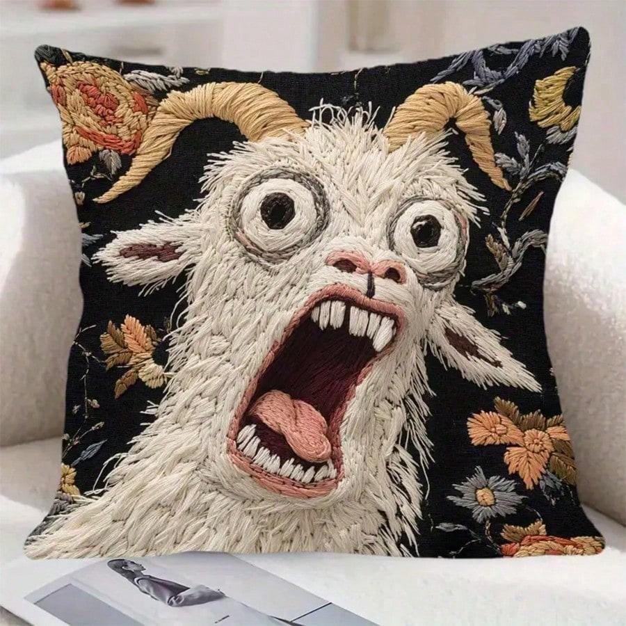 1 Funny Screaming Goat Pillowcase, 18x18 Inch Short Plush Pillowcase, Abstract Modern Animal Print With Zipper Closure разноцветный
1 Funny Screaming Goat Pillowcase, 18x18 Inch Short Plush Pillowcase, Abstract Modern Animal Print With Zipper Closure разноцветный