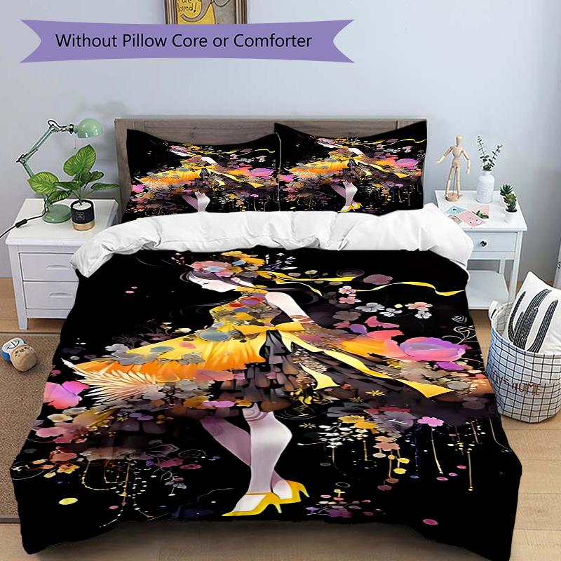 3pcs Anime Cartoon Design Comforter Set with One Quilt Cover and Two Pillowcases (No Core) - Festive Gift for Bedroom and Guest Room Decoration, Polye 135x200cm
3pcs Anime Cartoon Design Comforter Set with One Quilt Cover and Two Pillowcases (No Core) - Festive Gift for Bedroom and Guest Room Decoration, Polye 135x200cm