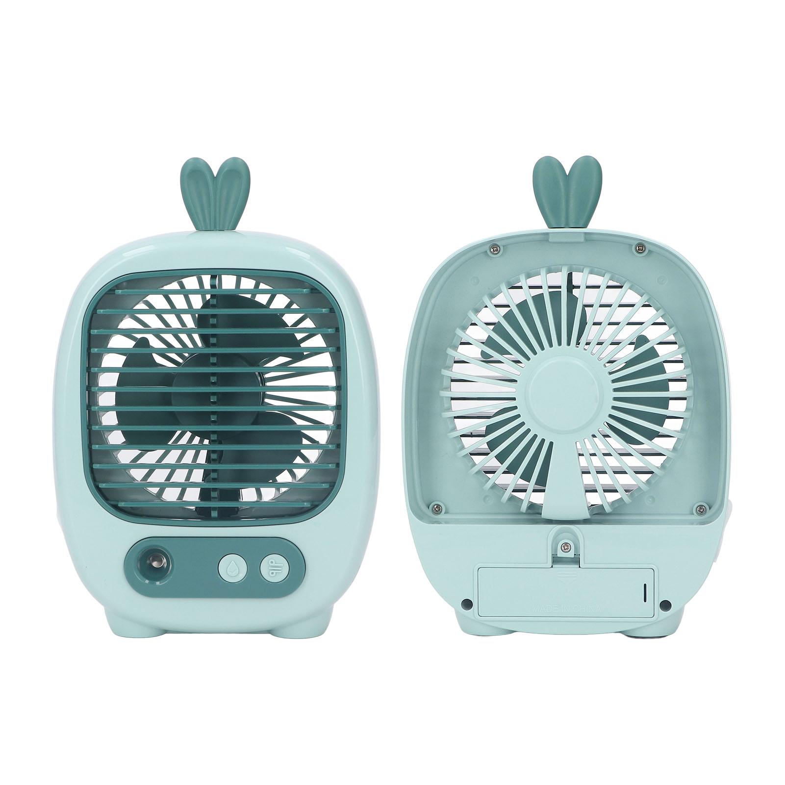 Small Desk Fan 3 Speed Mode Humidifier Function USB 1200mAh Battery Conditioner Fan for Family Travel
Small Desk Fan 3 Speed Mode Humidifier Function USB 1200mAh Battery Conditioner Fan for Family Travel