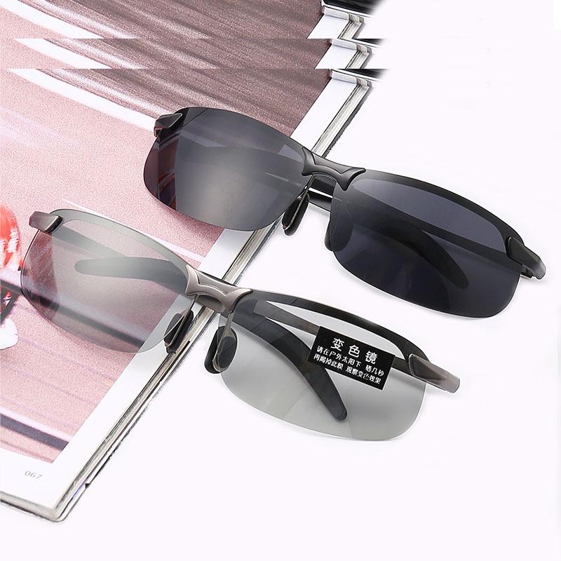 Zinc Alloy Smart Photochromic Sunglasses for Outdoor Fishing & Cycling, Day & Night Eye Protection
Zinc Alloy Smart Photochromic Sunglasses for Outdoor Fishing & Cycling, Day & Night Eye Protection