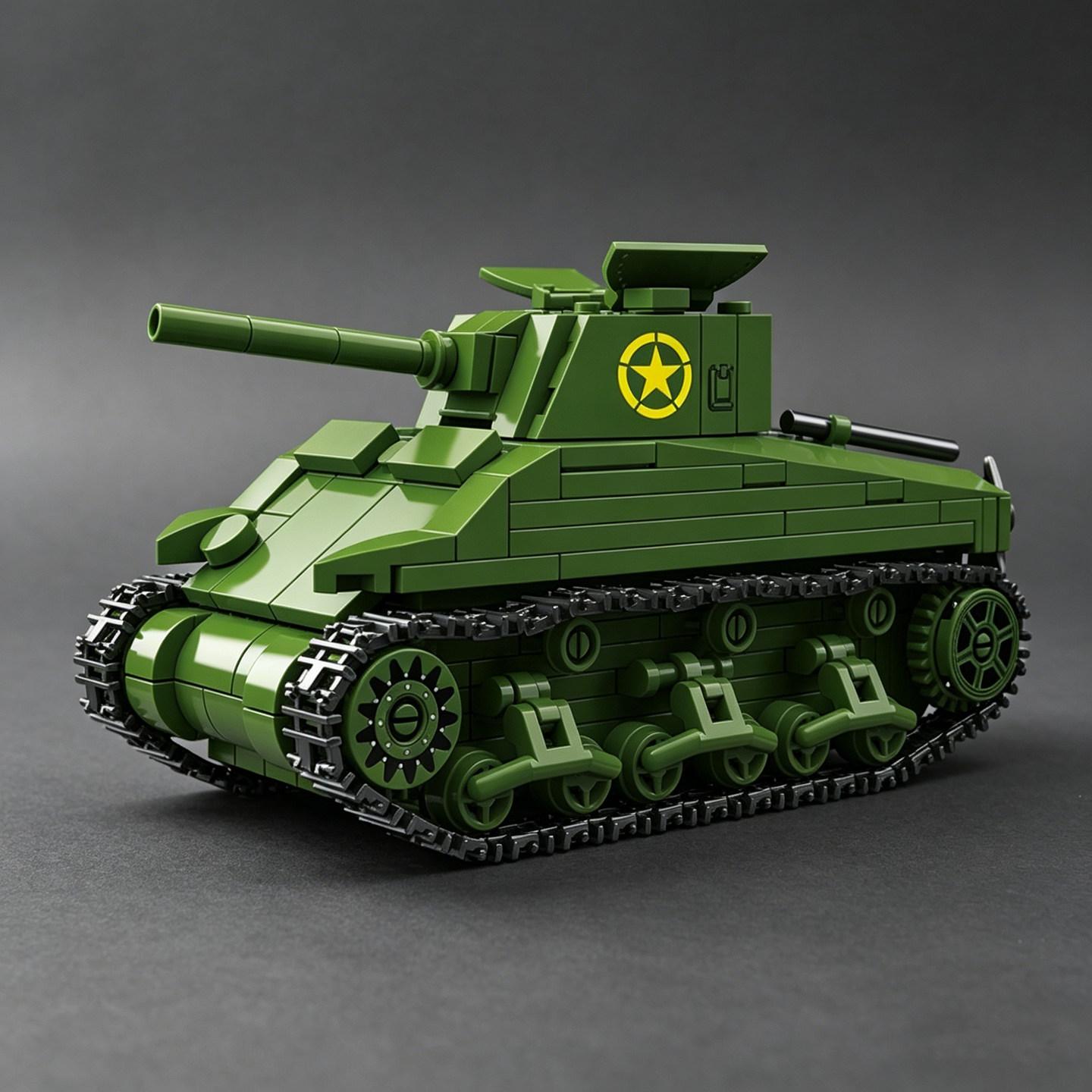 World War II U.S. M4 Sherman (75mm) Medium Tank Military Building Block Set Armored Vehicles Assembly Scale Model Boys Girls Toy Puzzle NO BOX
World War II U.S. M4 Sherman (75mm) Medium Tank Military Building Block Set Armored Vehicles Assembly Scale Model Boys Girls Toy Puzzle NO BOX