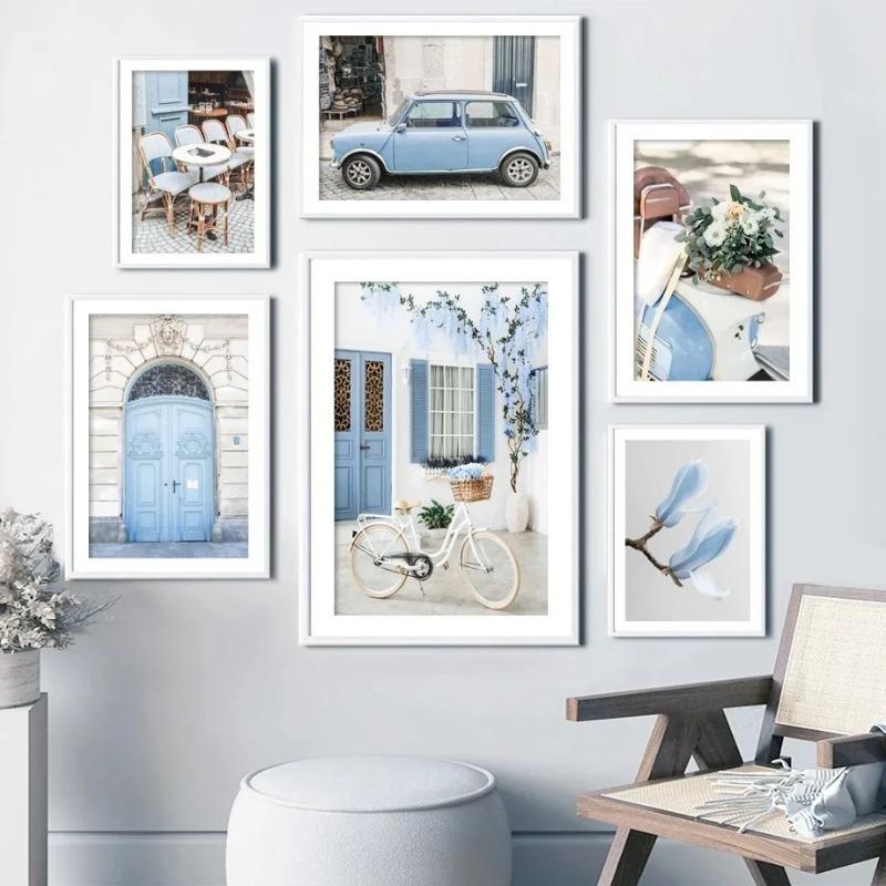 Car, Motorcycle, Magnolia Embroidered Ball Bicycle, Blue Wall Canvas Painting Picture For Living Room Decoration 21cm×30cm NoFrame
Car, Motorcycle, Magnolia Embroidered Ball Bicycle, Blue Wall Canvas Painting Picture For Living Room Decoration 21cm×30cm NoFrame