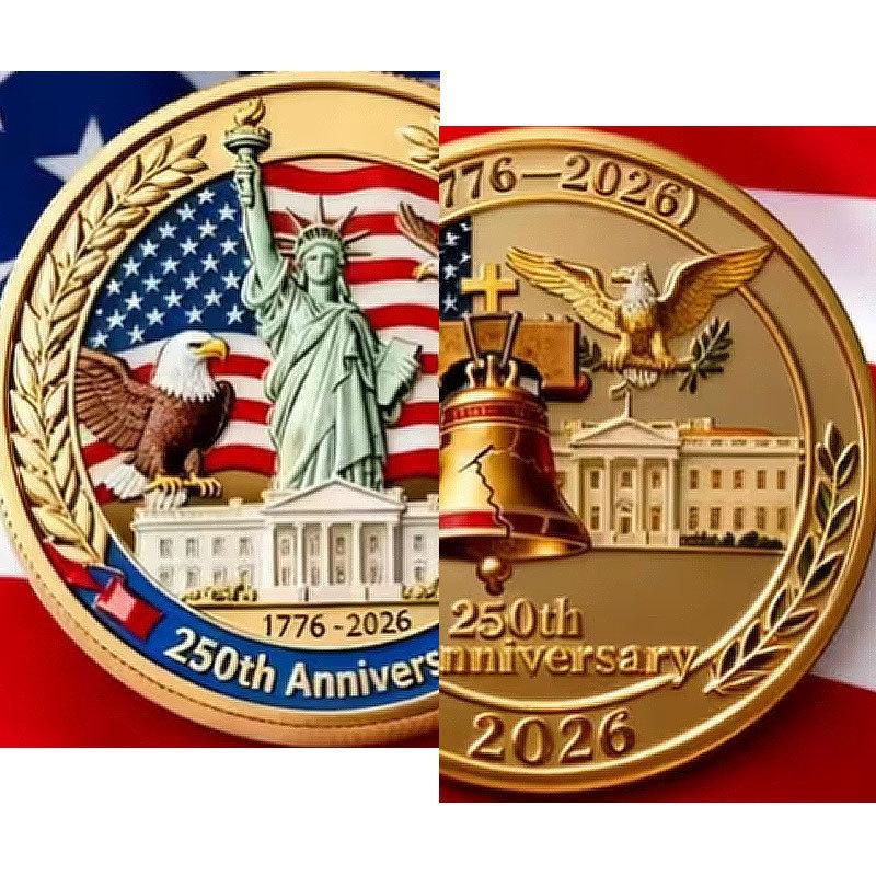 Statue of Liberty coin, Peace Dove commemorative coin, Lucky Fish coin
Statue of Liberty coin, Peace Dove commemorative coin, Lucky Fish coin