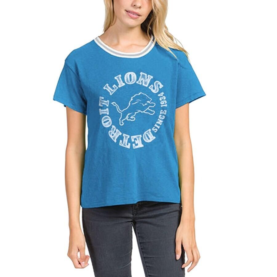 Junk Food Womens NFL Detroit Lions Football Kick Off Shirt New L
Junk Food Womens NFL Detroit Lions Football Kick Off Shirt New L