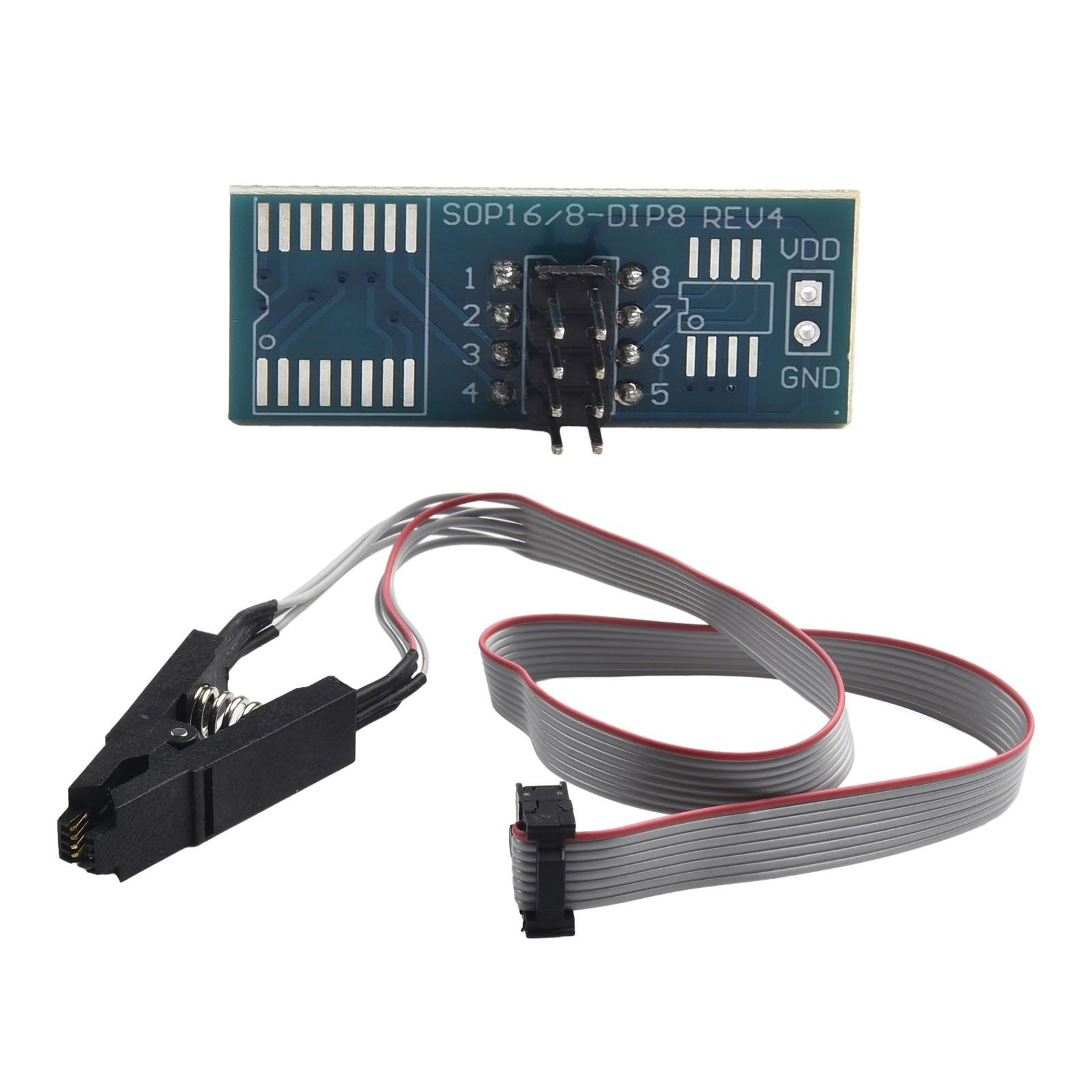 1 комплект CH341A SOP8 до DIP8 Test Burning Cclip для мікросхемного адаптера SOIC8 SOP8
1 комплект CH341A SOP8 до DIP8 Test Burning Cclip для мікросхемного адаптера SOIC8 SOP8