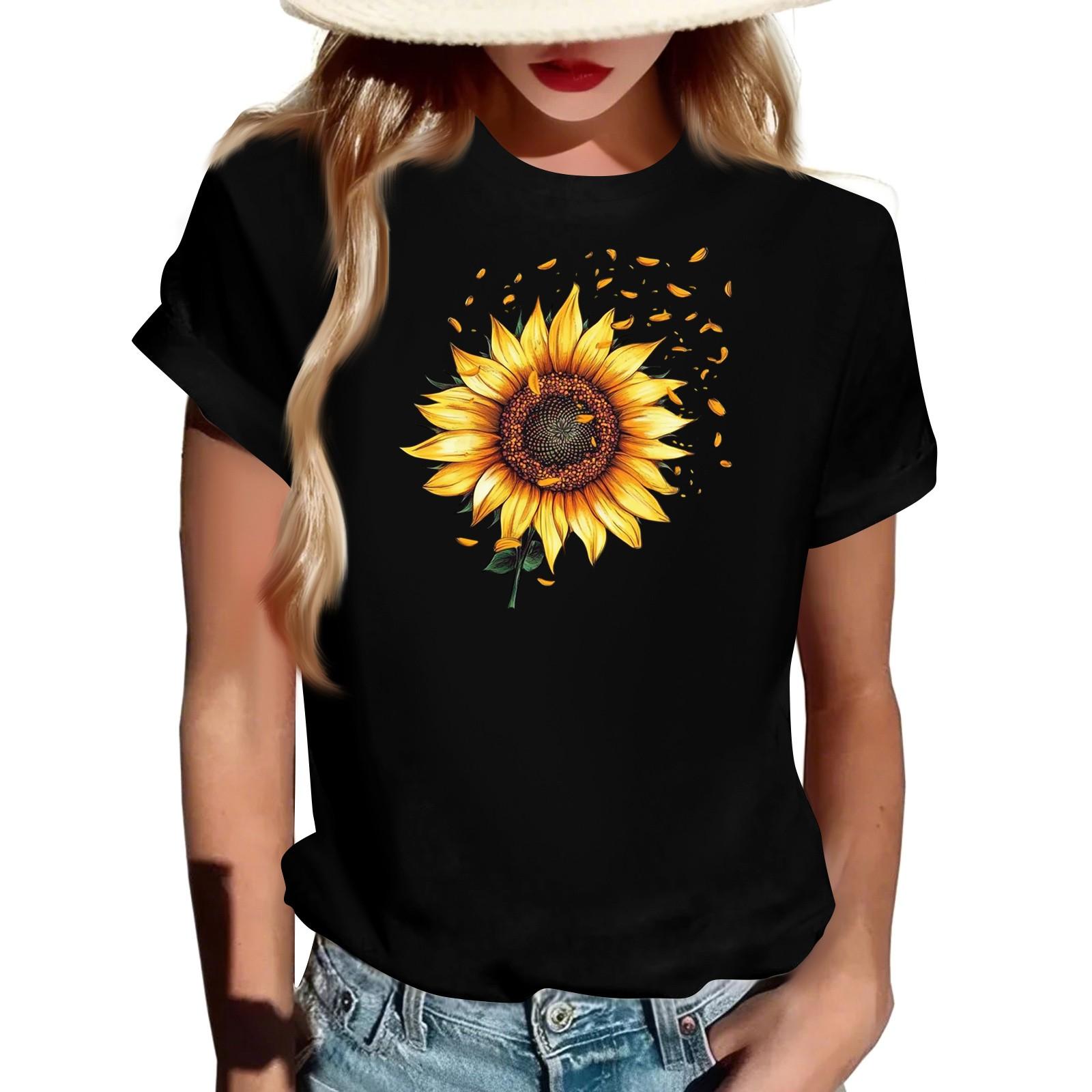 Жіноча модна футболка з круглим вирізом, повсякденна, з ретро-принтом, з короткими рукавами L чорний
Жіноча модна футболка з круглим вирізом, повсякденна, з ретро-принтом, з короткими рукавами L чорний