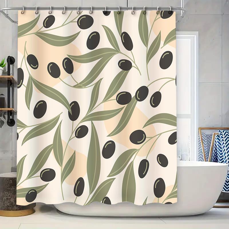 Modern Bathroom Decor Shower Curtain Olive Branch Print Waterproof Fabric Home Decoration Backdrop For Bathtub 180X245Cm Beige B W60H190(CM)-1 Pcs
Modern Bathroom Decor Shower Curtain Olive Branch Print Waterproof Fabric Home Decoration Backdrop For Bathtub 180X245Cm Beige B W60H190(CM)-1 Pcs