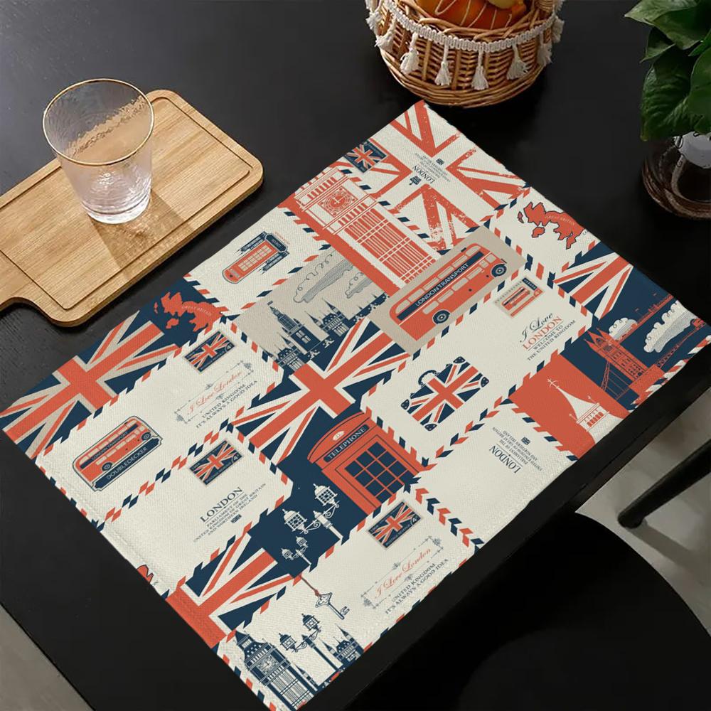 london Linen Dining Table Mats Alphabet Kitchen Placemat 30X45cm Coasters Pads Bowl Cup Mat 30x45cm-4PC
london Linen Dining Table Mats Alphabet Kitchen Placemat 30X45cm Coasters Pads Bowl Cup Mat 30x45cm-4PC