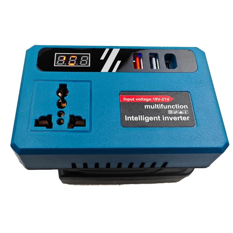 Multiple Outlet Intelligent Battery Inverter 18-21V To 220V Inverter Adapter Power Supply Inverter for Home Appliance
Multiple Outlet Intelligent Battery Inverter 18-21V To 220V Inverter Adapter Power Supply Inverter for Home Appliance