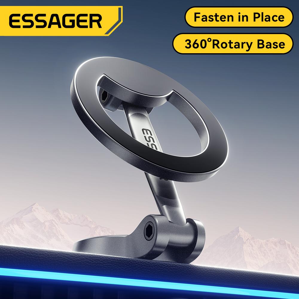 Essager Magnetic Car Phone Holder - 360° Rotation Folding Dashboard Mount, Strong Magnet Stand for iPhone 17 16 15 14 Pro Max & All Smartphones сірий
Essager Magnetic Car Phone Holder - 360° Rotation Folding Dashboard Mount, Strong Magnet Stand for iPhone 17 16 15 14 Pro Max & All Smartphones сірий