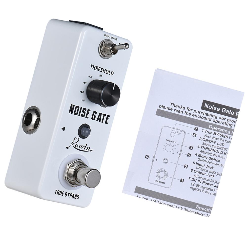 Rowin Noise Gate Noise Reduction Guitar Effect Pedal 2 Modes Aluminum Alloy Shell True Bypass United States
Rowin Noise Gate Noise Reduction Guitar Effect Pedal 2 Modes Aluminum Alloy Shell True Bypass United States