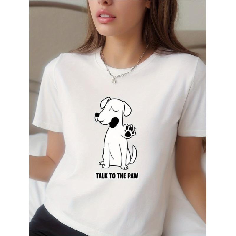 Adorable Dog Design Speak to The Paw Women S Summer White Crewneck Tee, Lightweight Casual Short Sleeve Top, Timeless White Crewneck Shirt S белый
Adorable Dog Design Speak to The Paw Women S Summer White Crewneck Tee, Lightweight Casual Short Sleeve Top, Timeless White Crewneck Shirt S белый