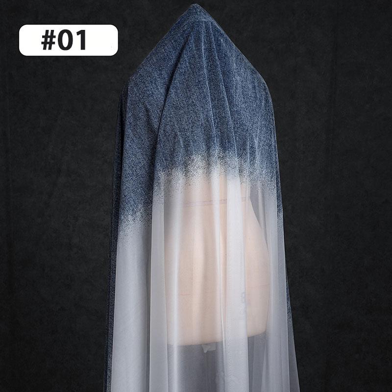 Creative Texture Gradient Denim Silk-like Fabric For Fashion Show Clothing Shirt Coat Designer Fabric Diy Sewing Thin Cloth 50x145cm
Creative Texture Gradient Denim Silk-like Fabric For Fashion Show Clothing Shirt Coat Designer Fabric Diy Sewing Thin Cloth 50x145cm