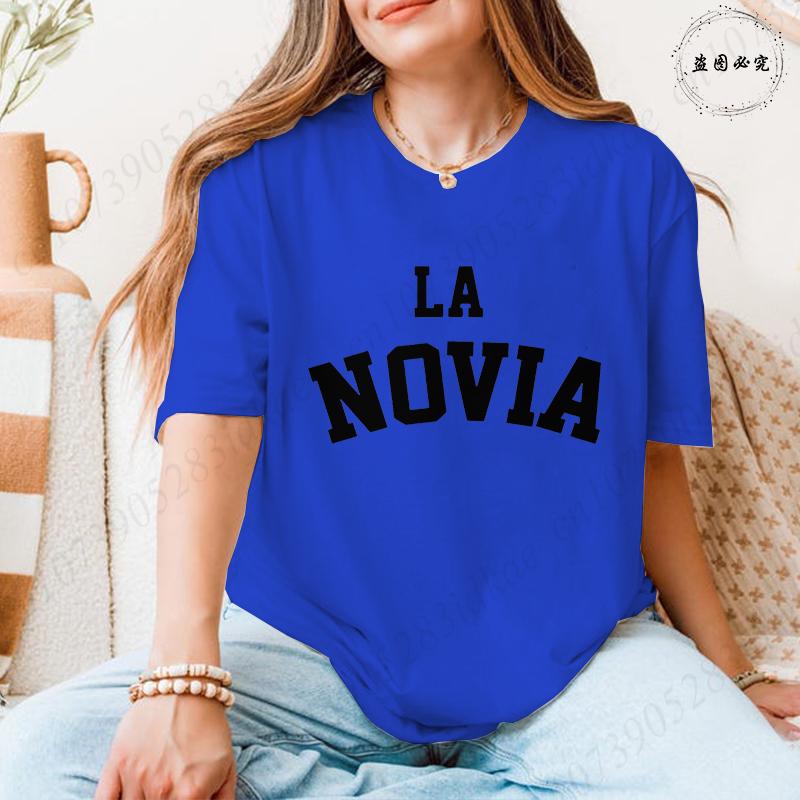 Spanish Womens Equipo De La Novia Team Tshirts Bridesmaid Bride Bachelorette Party Matching Tops Wedding Daily Wear Tees 4XL
Spanish Womens Equipo De La Novia Team Tshirts Bridesmaid Bride Bachelorette Party Matching Tops Wedding Daily Wear Tees 4XL