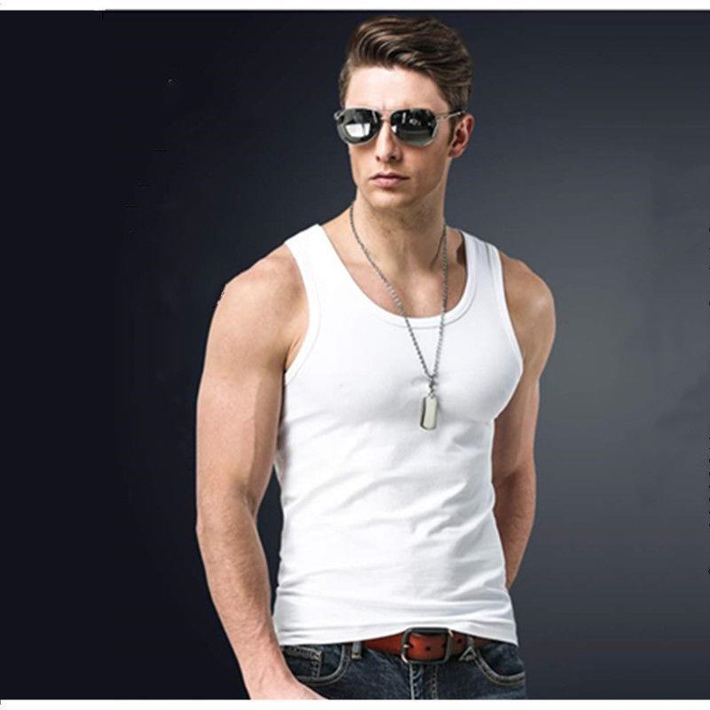 Men s Slim Fit Sleeveless Summer Fitness Top - Large Size, Solid Color XXS
Men s Slim Fit Sleeveless Summer Fitness Top - Large Size, Solid Color XXS