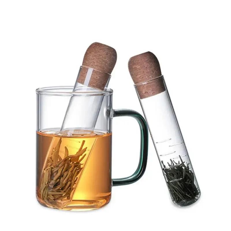 Glass Tea Infuser Empty Bottle Mini Transparent Tea Strainer Cork Glass Bottle Tube Brewing Test Tube Tea Set Kitchen Tools
Glass Tea Infuser Empty Bottle Mini Transparent Tea Strainer Cork Glass Bottle Tube Brewing Test Tube Tea Set Kitchen Tools