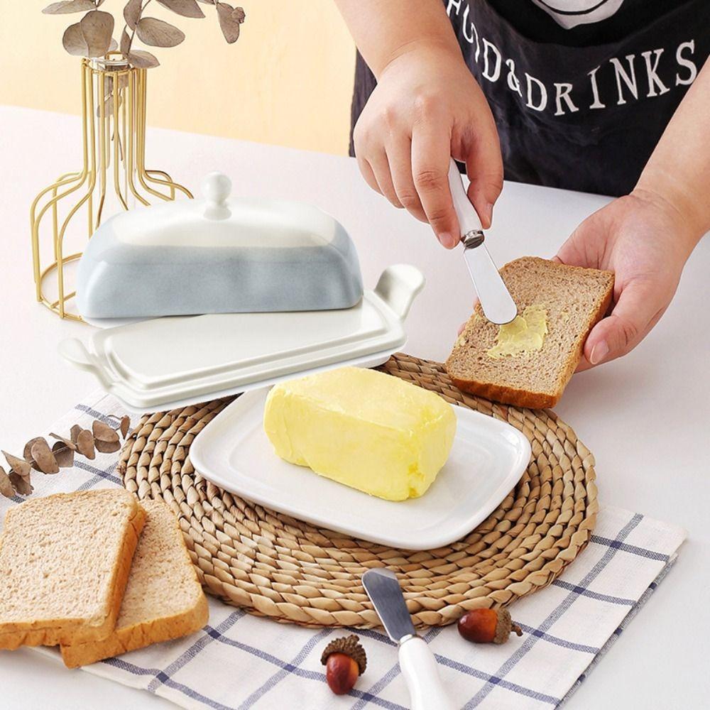 Ceramic Butter Dish Reusable Cheese Fresh-keeping Box Multi-Function Storage Tray Candy
Ceramic Butter Dish Reusable Cheese Fresh-keeping Box Multi-Function Storage Tray Candy