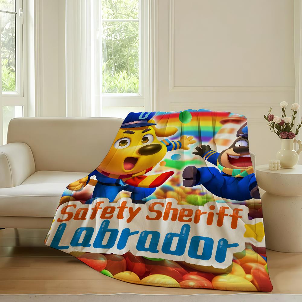 Cartoon S-Safety-Sheriff Labrador-S Blanket Warm Soft Suitable For Bedroom Sofa Bed Living Room Office Travel Camping Gifts 75x90cm
Cartoon S-Safety-Sheriff Labrador-S Blanket Warm Soft Suitable For Bedroom Sofa Bed Living Room Office Travel Camping Gifts 75x90cm