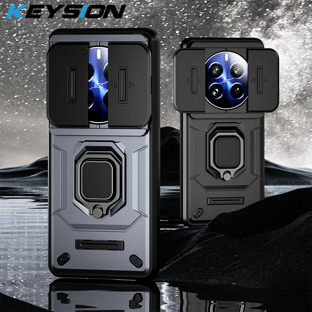 KEYSION Shockproof Case for Realme 13 5G Slide Camera Lens Protection Ring Stand Phone Back Cover for OPPO Realme 13 5G for Realme 13 5G фіолетовий
KEYSION Shockproof Case for Realme 13 5G Slide Camera Lens Protection Ring Stand Phone Back Cover for OPPO Realme 13 5G for Realme 13 5G фіолетовий