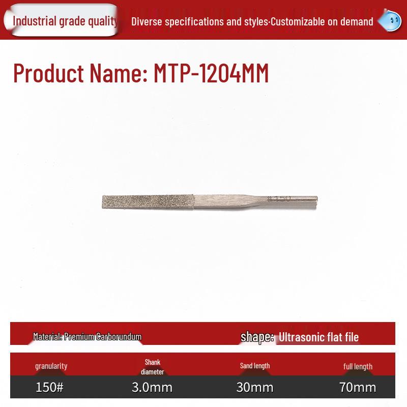 Linguang Ultrasonic Machine Flat/Parallel Alloy Diamond File
Linguang Ultrasonic Machine Flat/Parallel Alloy Diamond File