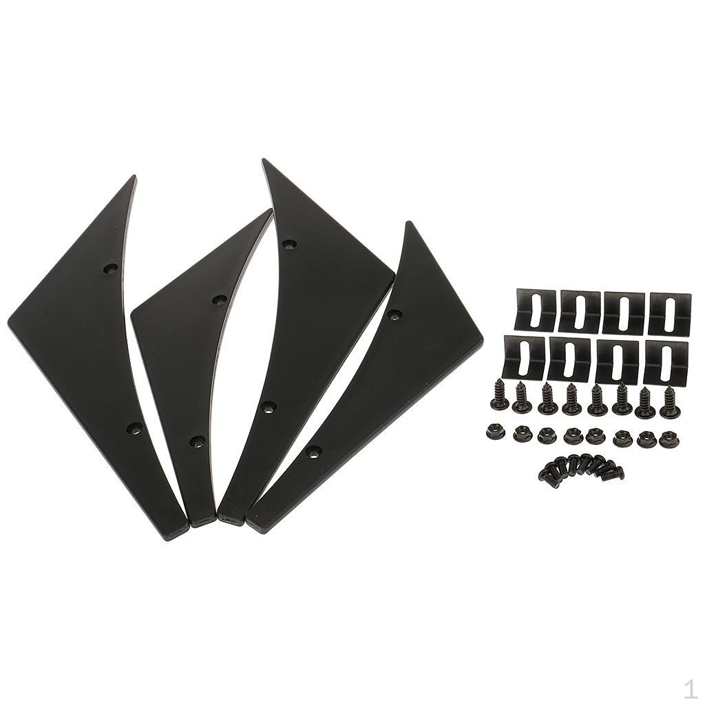 Universal Car Air Flow Front Spoiler Canard Kit for Decoration /Tuning Black
Universal Car Air Flow Front Spoiler Canard Kit for Decoration /Tuning Black