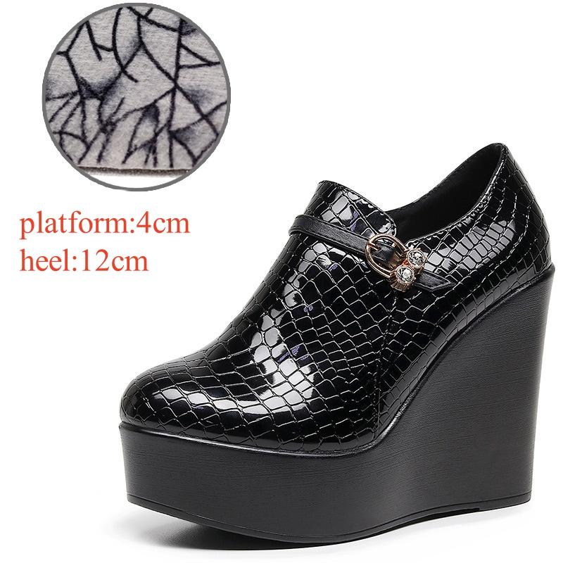 12 см Маленький размер 33-43 Винтажные туфли из лакированной кожи с глубоким вырезом и мехом Женские туфли-лодочки 2025 Весна Высокий каблук Платформа Клинья Обувь 43
12 см Маленький размер 33-43 Винтажные туфли из лакированной кожи с глубоким вырезом и мехом Женские туфли-лодочки 2025 Весна Высокий каблук Платформа Клинья Обувь 43