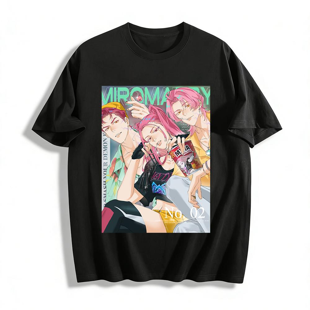 Trendy Pink-haired Trio Print T-shirt Street Style Cool Loose Crewneck Casual Top For Men Women Pure cotton T-shirt XXS
Trendy Pink-haired Trio Print T-shirt Street Style Cool Loose Crewneck Casual Top For Men Women Pure cotton T-shirt XXS