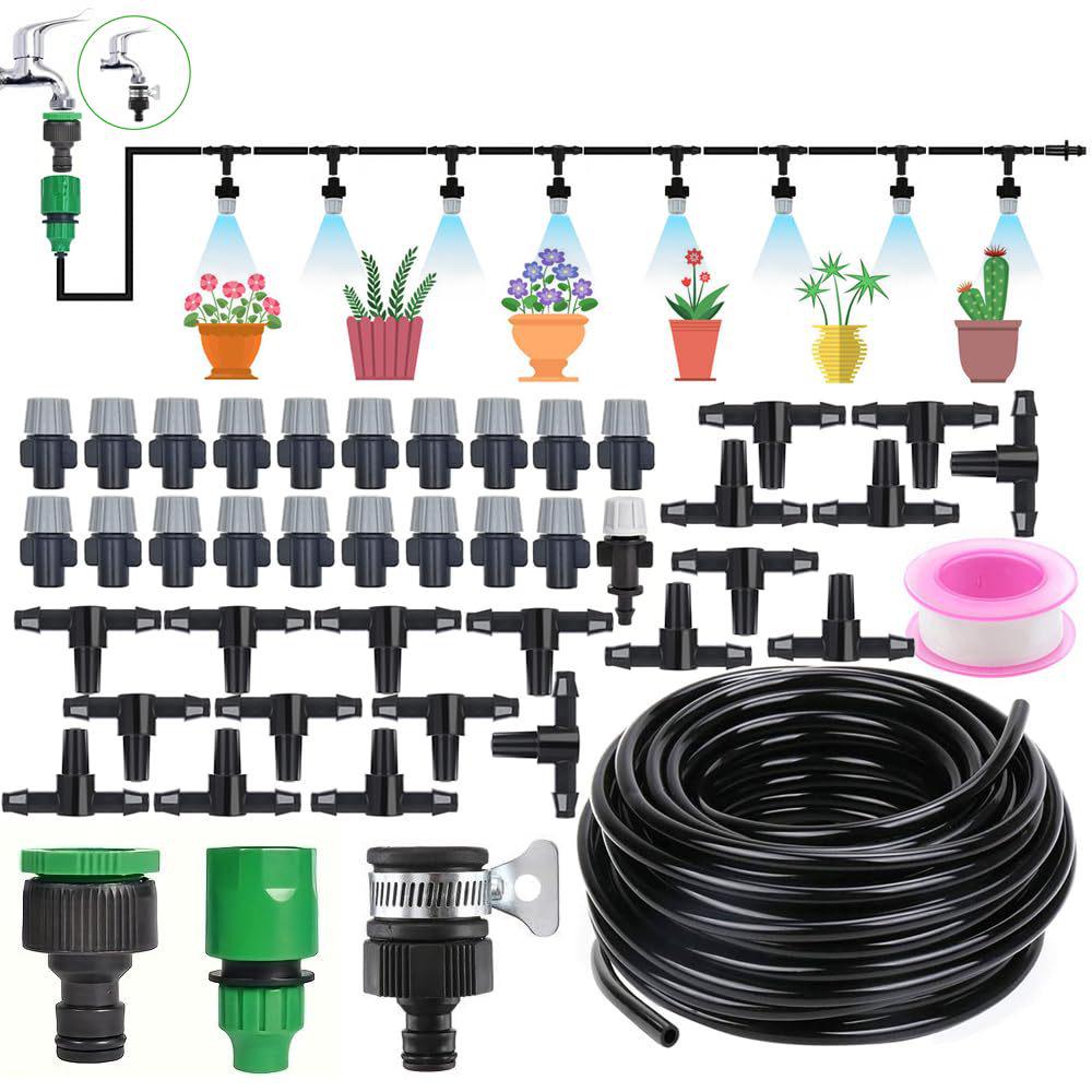 Automatic 20m Cooling Flower Irrigation System with 20 Gray Atomizing Spray Nozzles
Automatic 20m Cooling Flower Irrigation System with 20 Gray Atomizing Spray Nozzles