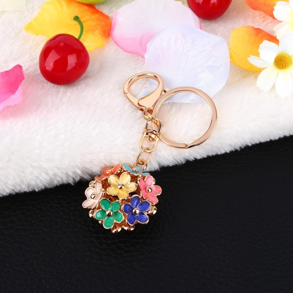 Multicolor Flowers Ball Keychain Alloy Rhinestone Key Ring Bag Hanging Decorations
Multicolor Flowers Ball Keychain Alloy Rhinestone Key Ring Bag Hanging Decorations