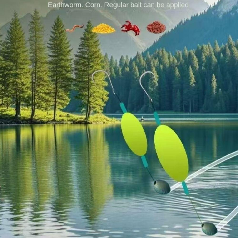 3pcs suspension Fishing Hair Rigs hook Anti bottom Carp Rigs fishing lure Fishing Tackle 10#-3pcs
3pcs suspension Fishing Hair Rigs hook Anti bottom Carp Rigs fishing lure Fishing Tackle 10#-3pcs