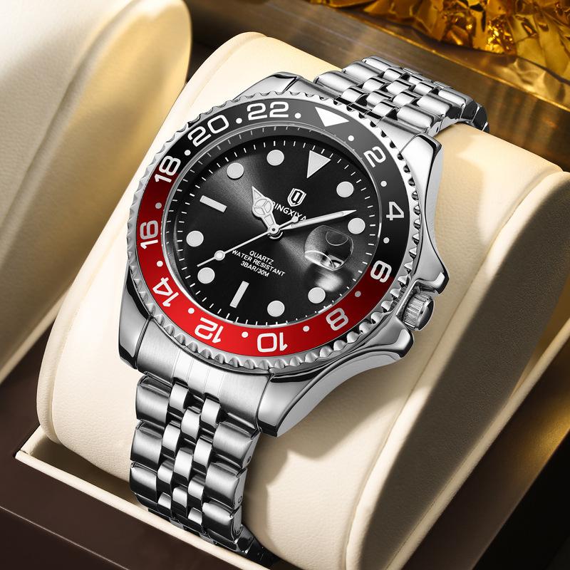 Quartz Movement Men s Watch Push Button Hidden Clasp, Luminous Hands Wateproof two-tone чёрный
Quartz Movement Men s Watch Push Button Hidden Clasp, Luminous Hands Wateproof two-tone чёрный