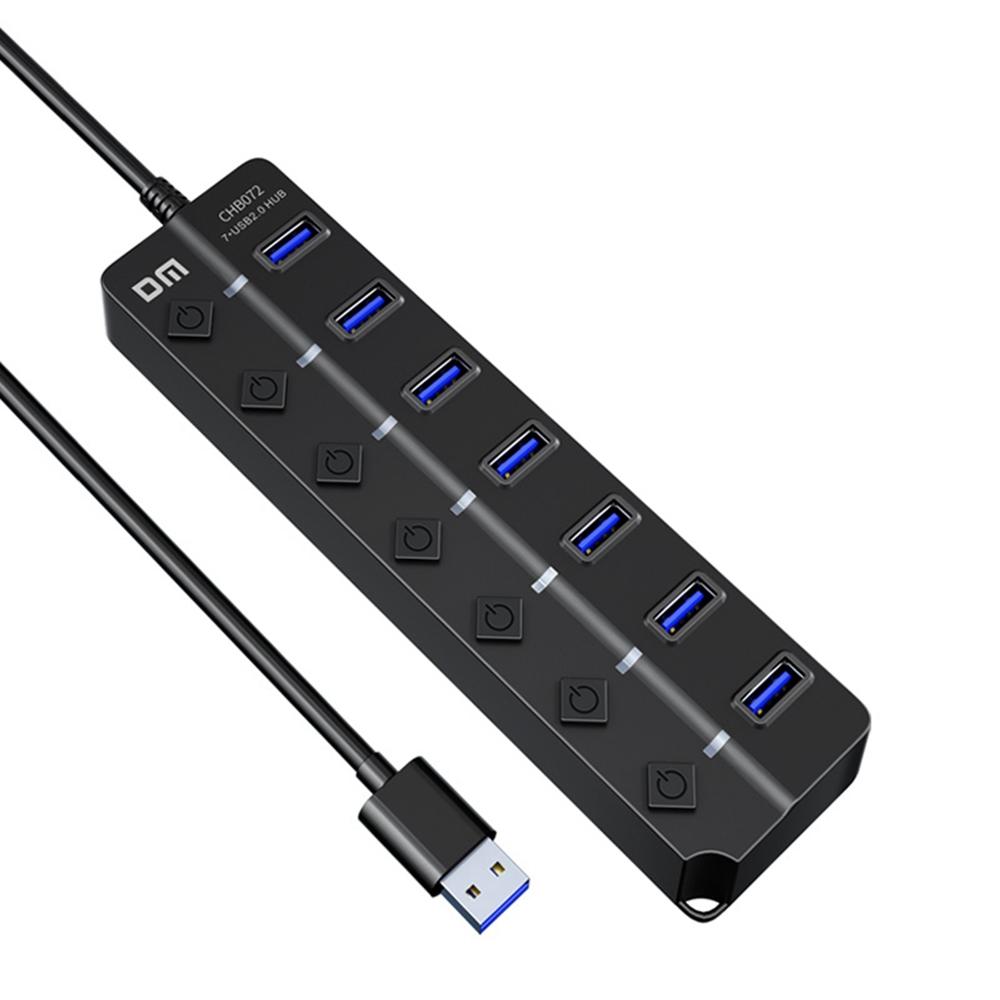 DM CHB072 7 Ports USB 2.0 Hub with Individual Switches High Speed Data Transfer Expansion Dock As Shown A
DM CHB072 7 Ports USB 2.0 Hub with Individual Switches High Speed Data Transfer Expansion Dock As Shown A
